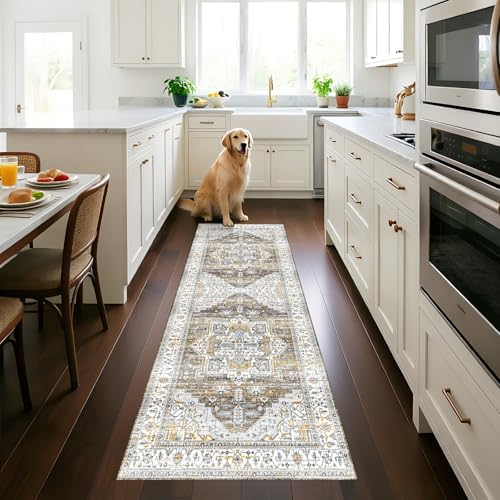 2x6 Hallway Washable Runner Rug : Vintage Soft Kitchen Bathroom L...