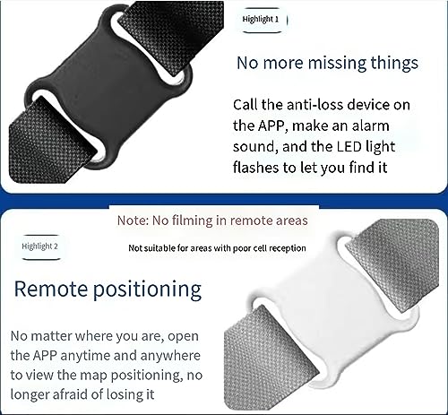 Localizzatore GPS per cani e gatti, localizzazione in tempo reale tramite app, impermeabile IP65, standby lungo, allarme SOS per animali smarriti