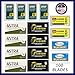 ABS American Beauty Supply Double Edge Safety Razor Blades Sampler Pack for Men-Includes 4 Top Global Brands: Feather Astra Personna Derby-Comfortable Shaving –Fits All Double Edge Safety Razors (100)