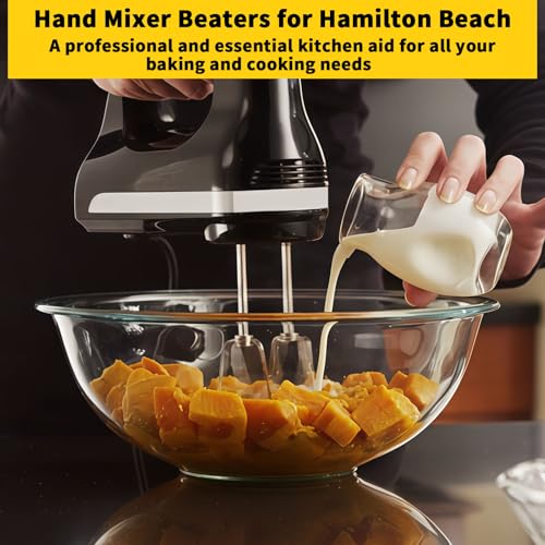 Image of Hand Mixer Beater for KitchenAid 2 Pack | replacement beaters Compatible with W10490648, KHM2B, AP5644233, PS4082859 Parts