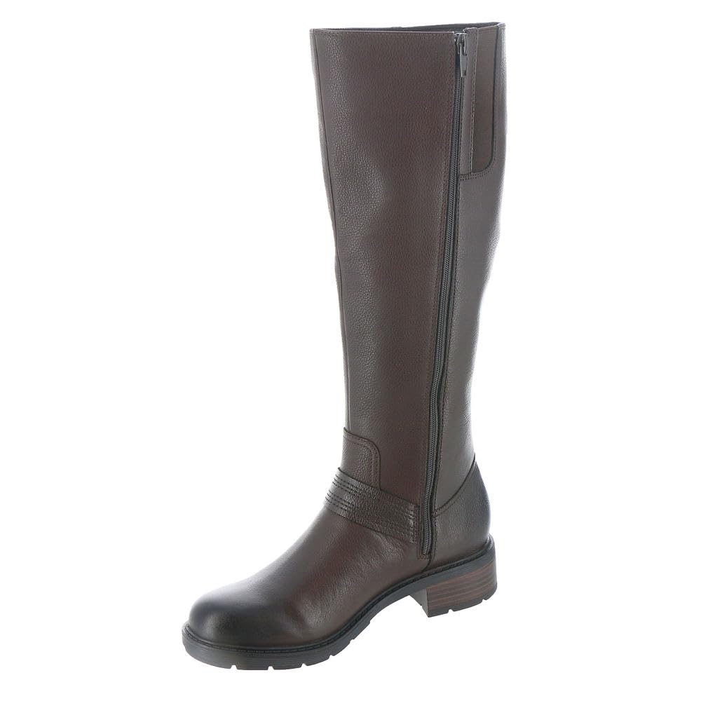 Clarks Botas altas Hearth Rae de caña ancha para mujer