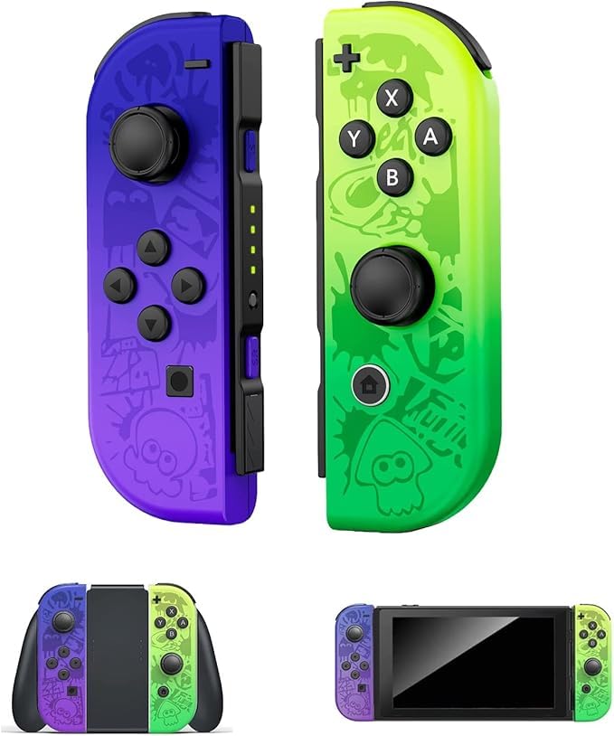 Controller Compatible with Nintendo Switch/Lite/OLED,Replacement for Switch Joy Pad,Wireless Controllers Support Dual Vibration/Wake-up/Motion Control-image-47