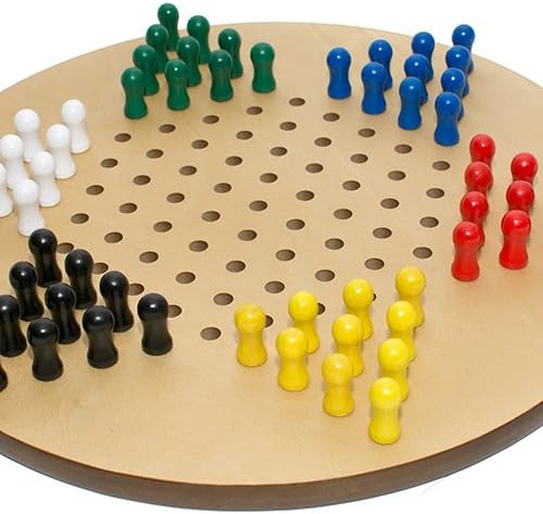 Bello Games Deluxe Giant Size Chinese Checkers Set 17" & 2" Pegs