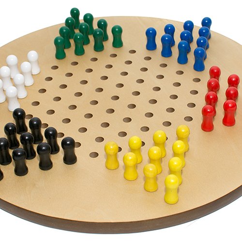 Bello Games Deluxe Giant Size Chinese Checkers Set 17" & 2" Pegs