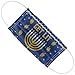 Hannukah Get Lit 1-Ply Reusable Face Mask Covering with Adjustable Nose Wire, Unisex