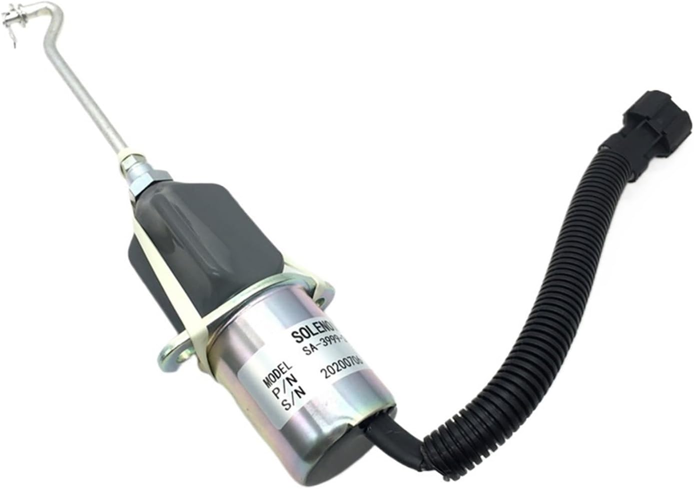 1752ES Fuel Shutoff Stop Solenoid Valve SA-3999-12 SA-3999-24 Diesel Stop Solenoid 12V 24V Engine Parts(Color:12V)