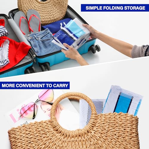 image for LEVOTIYER Pool Floats Adult - 2 Pack Pool Floats, Inflatable Pool Hamm