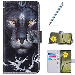 URFEDA Compatibel met Huawei P9 Lite Cover Lederen Kleurrijke Flip Portemonnee Cover Cartoon Case Shockproof Case Folio…