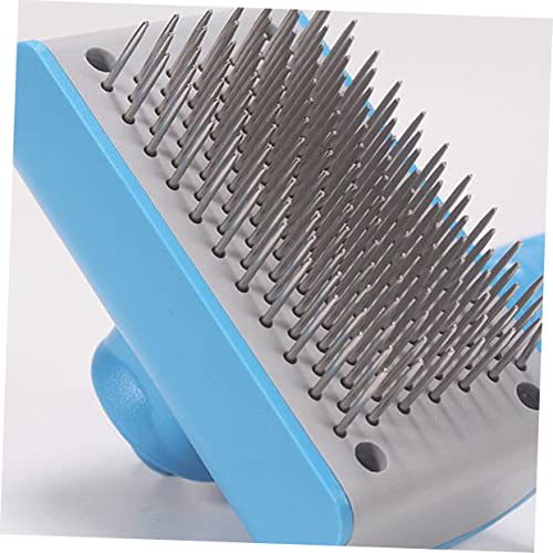 VILLFUL Hundebürste Mit Stachelzähnen Zum Entfilzen Und Entfernen Von Unterwolle Pflegendes Hundegrooming-Tool Mit Rutschfestem Griff Komfortable Pflege Für Hunde Und Welpen