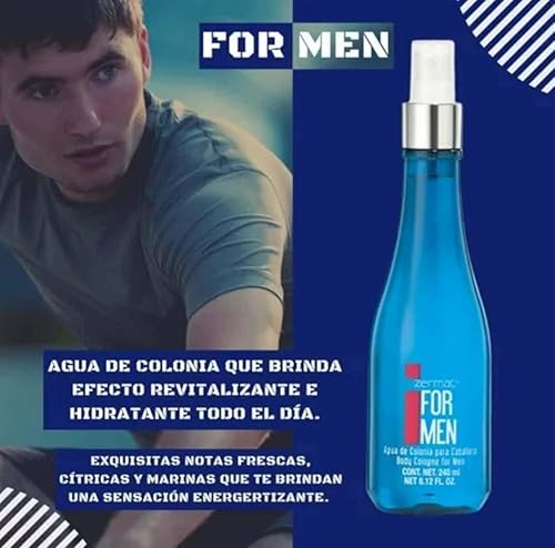 Miniatura 2 de Zermat Agua de Colonia para Hombres 8.45oz, Agua De Colonia Para Caballero