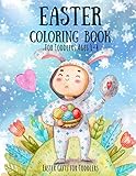  Easter gifts for toddlers: Easter coloring book for toddlers ages 1-4: Cute Bunny coloring book for preschoolers kindergarten  Easter activities for todddlers