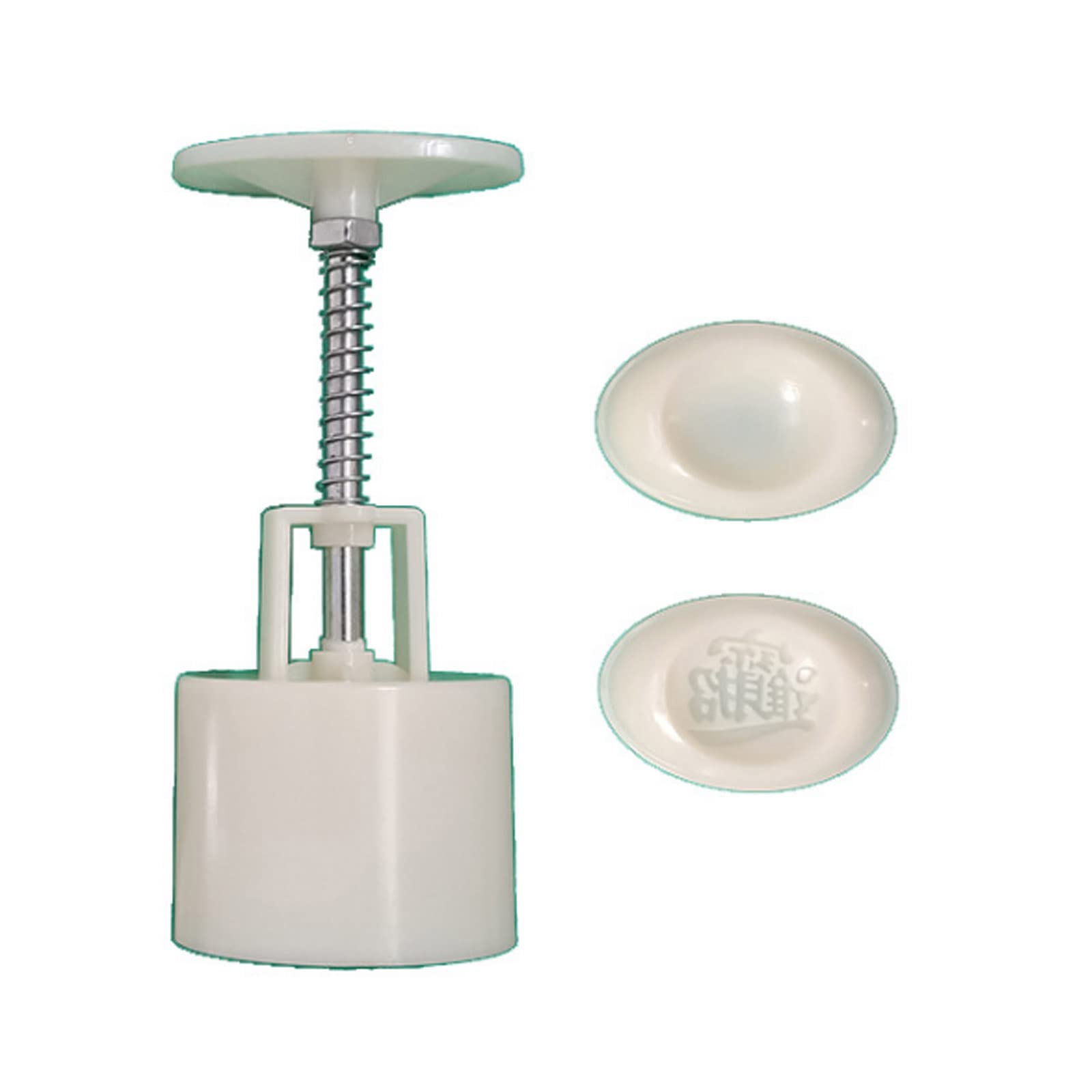 sodeber Mold Hand Press Stamps Pastry Gadget Cake Maker with 3D Gold Ingot Shape Pattern Stamps
