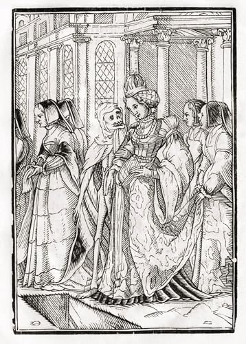 Imagen de Lienzo Decor La muerte llega para la emperatriz Hans Holbein Impresión Alta Definición