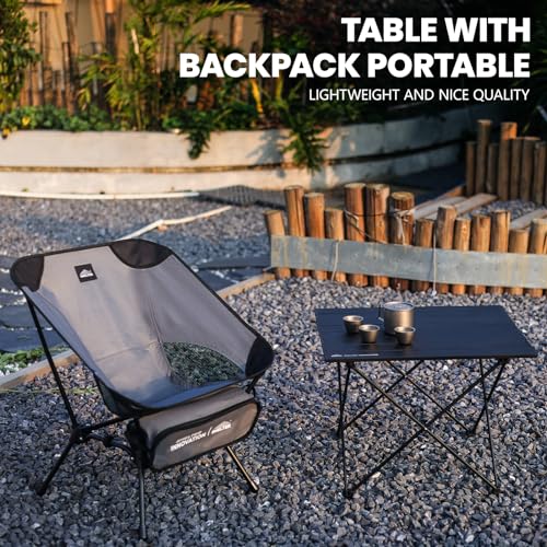 SHELTER-Camping-Table-Compact-Folding-Camp-Table-Foldable-Camping-Tables-with-Carry-Bag-Portable-Aluminum-Table-for-Hiking-Picnic-BBQ-Travel-Beach-Table