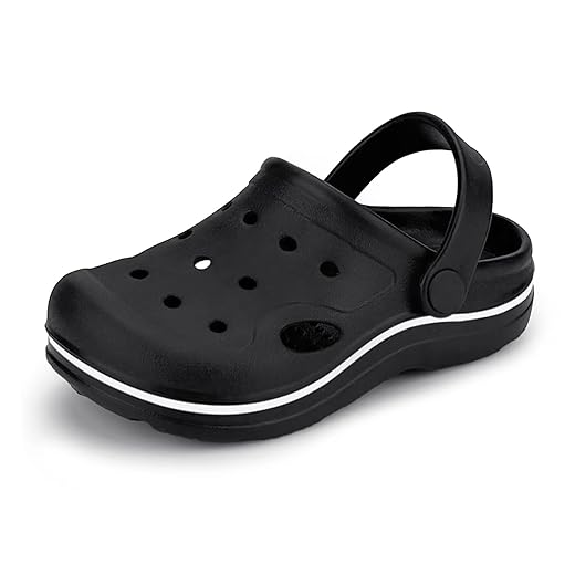 Toddler Girls Boys Clogs Classic Garden Shower Beach Pool Swim Slip on Sandals Slides Children Kid Cute Water Shoes