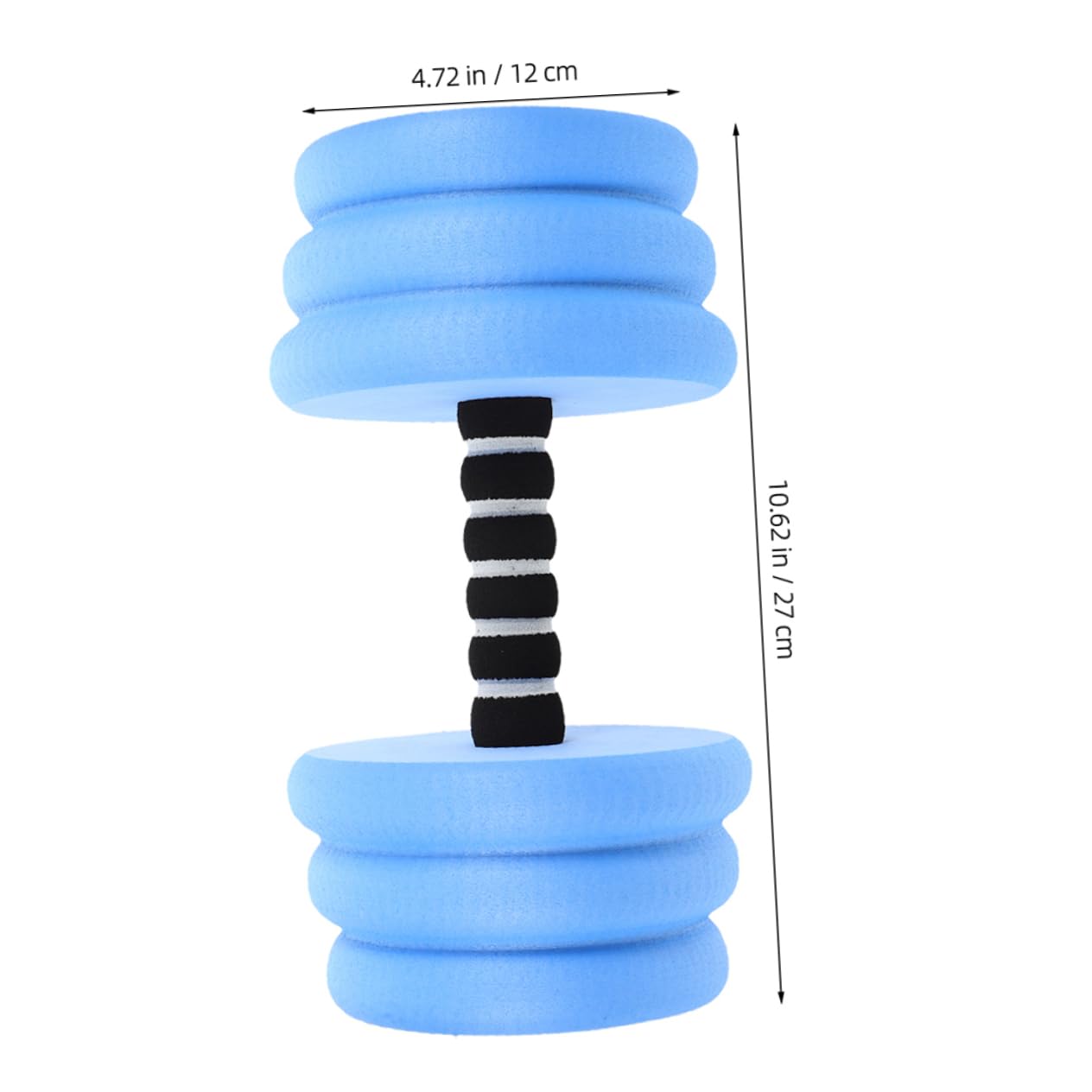 Toddmomy 2pezzi Manubri Galleggianti per Piscina Attrezzatura per Esercizi Acquatici Leggera Bilancieri in Schiuma Eva per Fitness in Acqua Multiuso per Acquagym e Nuoto
