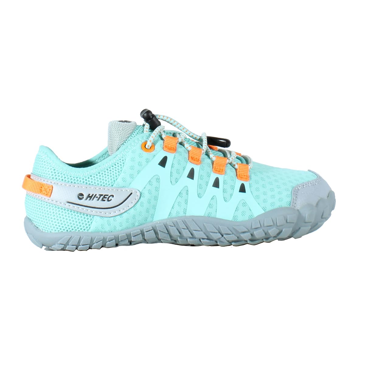 HI-TEC Abyss Junior Children's Barefoot Shoes | Barefoot Boys' Mountain, Hiking | Friendly, Comfortable, Minimalist Footwear | Lightweight, Breathable and Flexible | Black-Lime, 30