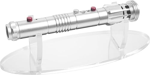 Miniatura 8 de Soporte para sable de luz, soporte de espada de acrílico, soporte de exhibición de sables de luz, soporte de exhibición de espadas (1 transparente)