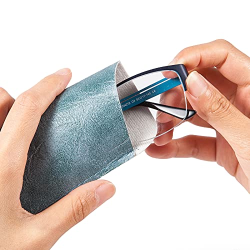 Image of TRIUMPH VISION Reading Glasses Pouch Eyeglass Sleeve Soft Case Slim 3 Pack | Alternative to Bulky Case Lightweight,Neoprene Lined Padded Protect Optical lens Slip in, Cute Pattern Portable for Daily Use