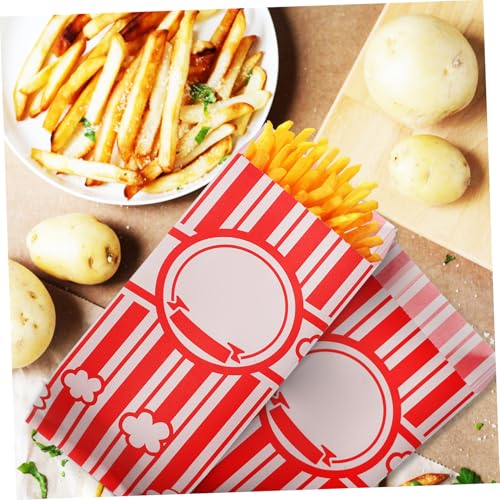 Image of Partykindom Popcorn Bags Individual Servings 2 Oz Small Paper Bags Bulk for Popcorn Machine Movie Night Party Supplies Paper Multicolor Individual Servings 2 Oz