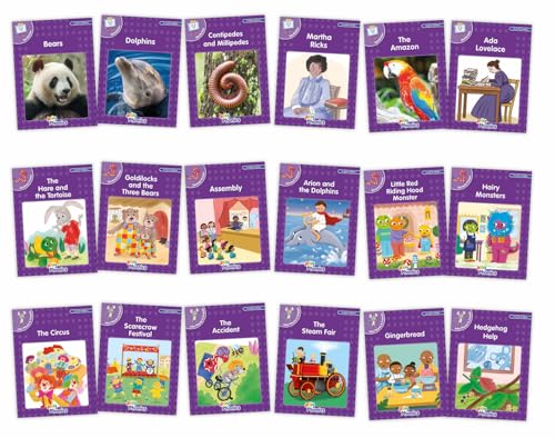 Core Purple Readers Complete Set (18 Books): In Print Letters (American English Edition)