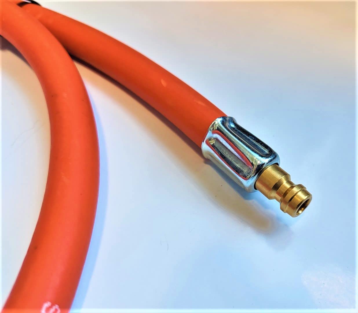 Gasschlauch Propan Butan | 300cm (3m) | DN 7,2 Type 26 (Buchse) RQS - DN5 (Dorn) Schnellanschluss LKS | Propangasschlauch | Gas Hose für Anschluss an eine Gasflasche oder einen Herd