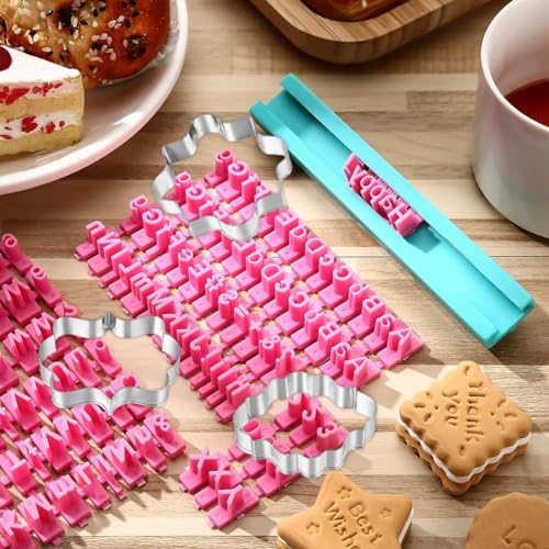 Goffratrice Del Fondente Della Taglierina -- Utilizzando i timbri per le lettere dei biscotti, è possibile creare biscotti con le forme e le lettere preferite. In questo modo si possono creare regali molto significativi o preparare deliziosi spuntini per le feste.