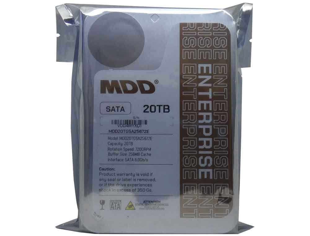 MDD (MDD20TSATA25672E) 20TB 7200 RPM 256MB caché SATA 6.0Gb/s 3.5 Disco duro interno empresarial - 5 años de garantía (renovado) 4