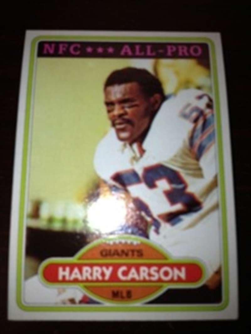 1980 Topps Football New York Giants Official Team Set Phil Simms RC