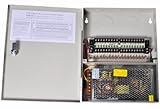 VideoSecu 18 Channel Port Output 12V DC PTC Fuse Distributed Power Supply Box for Security Cameras CCTV Home Surveillance System C52