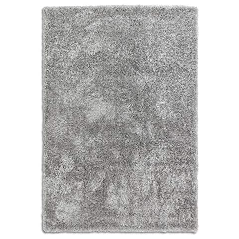 Alfombra antiestática Schöner Wohnen Kollektion Heaven, pelo suave, 67 x 130 cm, gris claro Cover