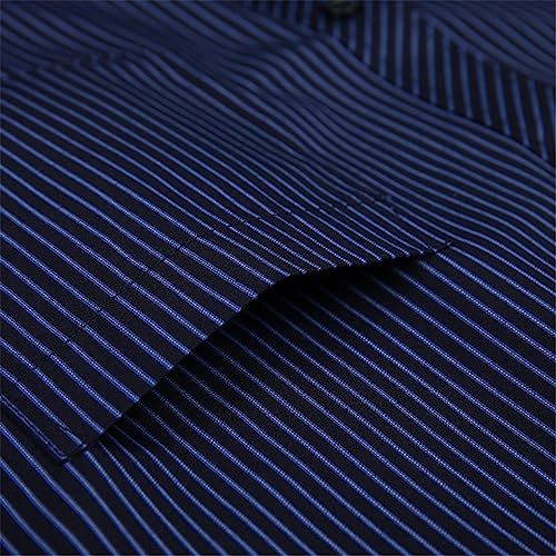 Chemises habillées pour hommes en coupe surdimensionnée à rayures taille 4XL
