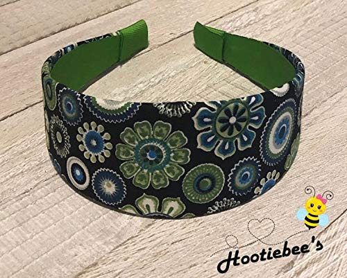 Miniatura 2 de Lime and Teal Floral Headband