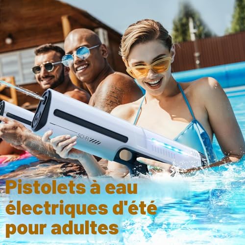 Pistolet à eau électrique sans pompage manuel pour éviter la fatigue des enfants