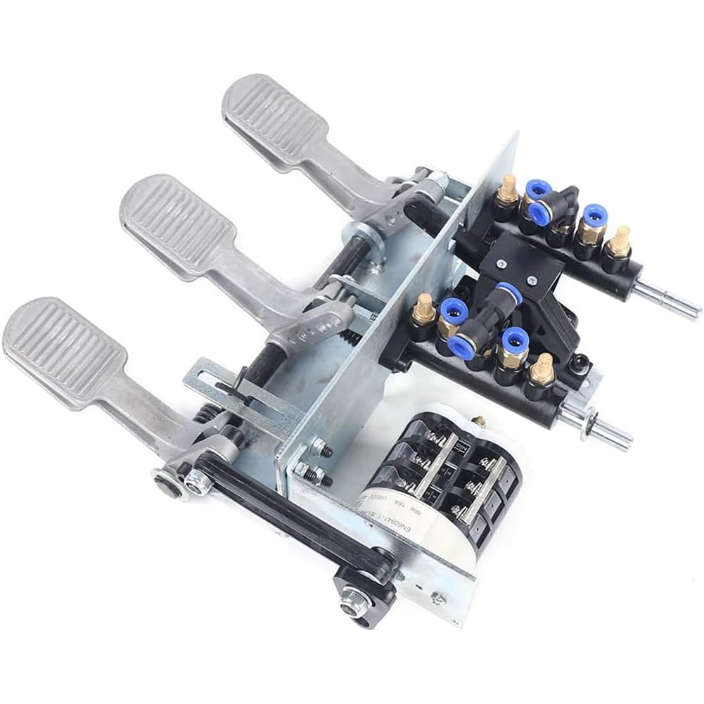 3 Pedales Neumática Máquina Desmontadora De Neumáticos Válvula De Control De Aire, Marco De Aleación Pedal De Control Válvula Desmontadora De Neumáticos, Tubo De 8mm