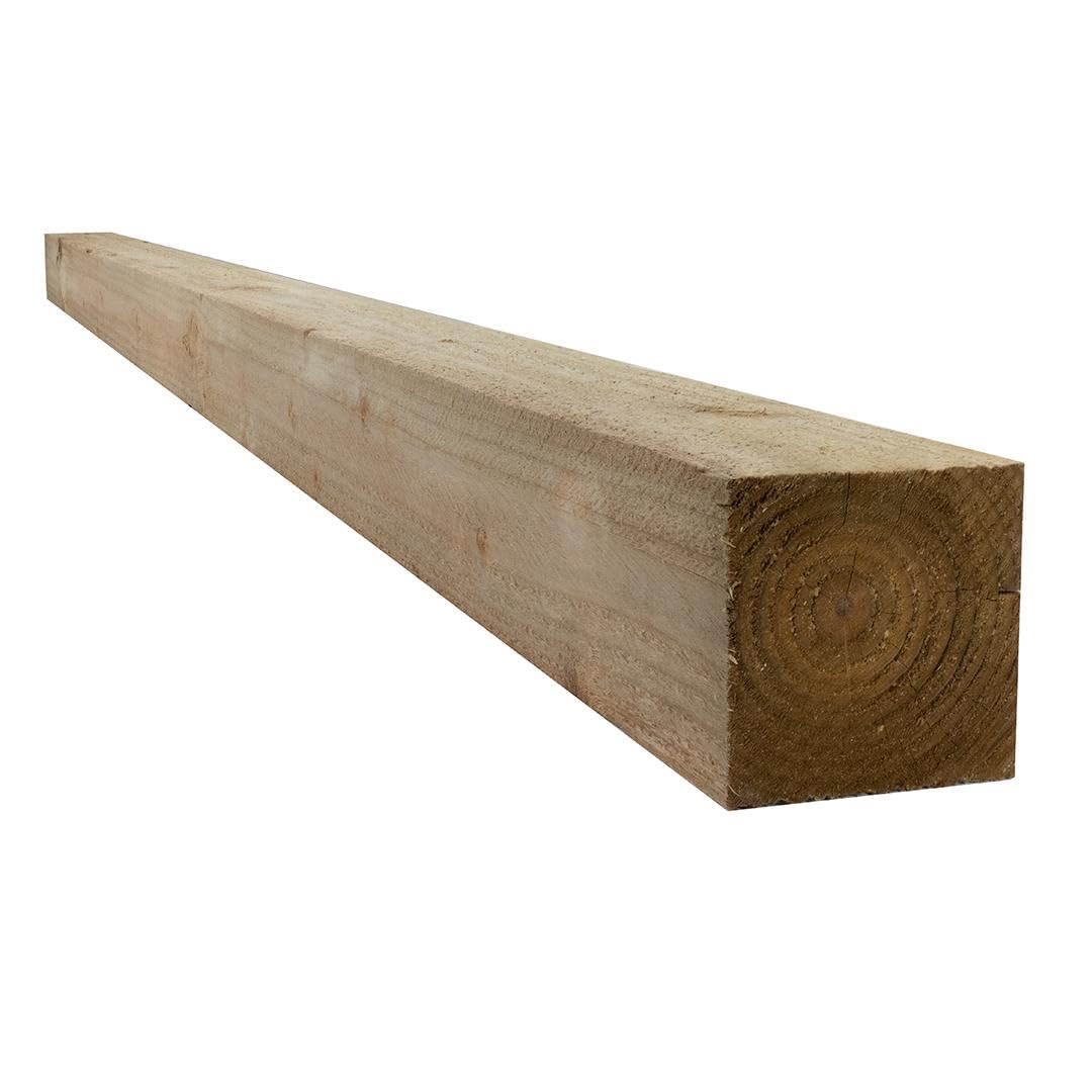 Snowdon Timber Garden T8 Treated 4x4" Fence Post (H) 2.4m (W) 100mm 8 Pack