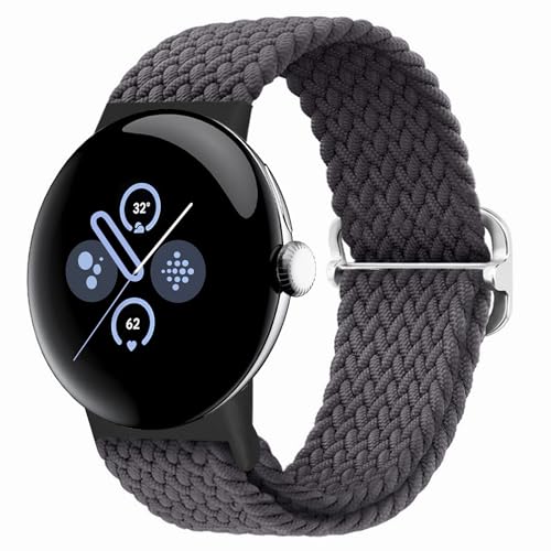 [JUNENTER] �ґg�o���h �\�����[�v Google Pixel Watch 4�A3�A2�A1 41mm/45mm �ɑΉ��A���߉\�ȐL�k���̂���i�C�����e���X�g���b�v�APixel Watch ���X�g�o���h�p�̃A�b�v�O���[�h���ꂽ�R�l�N�^�t���A�����A�j