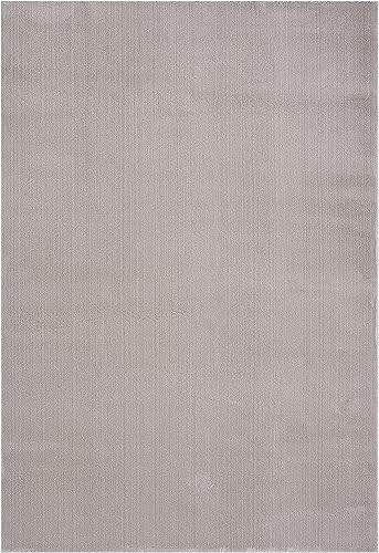 Tapis moderne lavable et antidérapant super doux sable 140 x 200