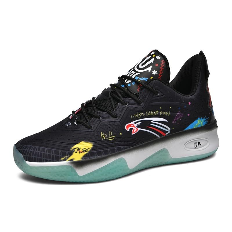 Chaussures de basket-ball résistantes à l'usure pour entraînement mixte en extérieur