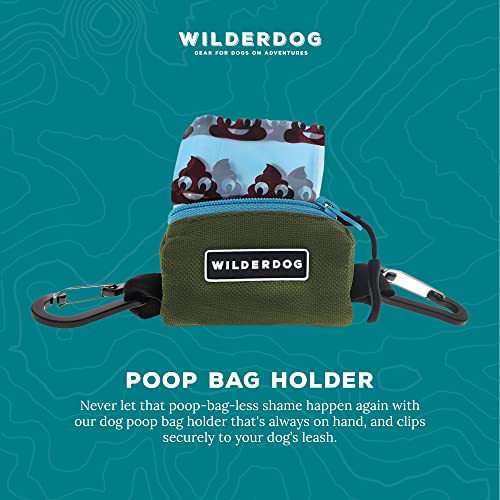 Image of Wilderdog Dog Poop Bag Holder - Dark Green