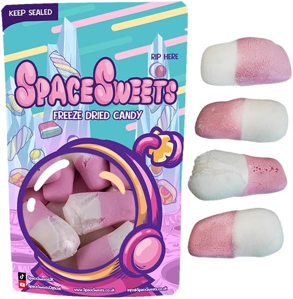 Freeze Dried Squashies - 40gsm - SpaceSweets - Great for sweet gifts, kids and fun for all freeze dried candy fans