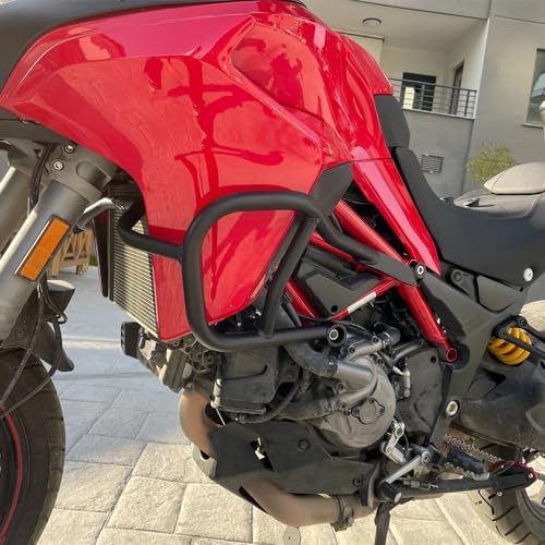 Barre collision Multistrada 950 pour road trip et aventures - 4