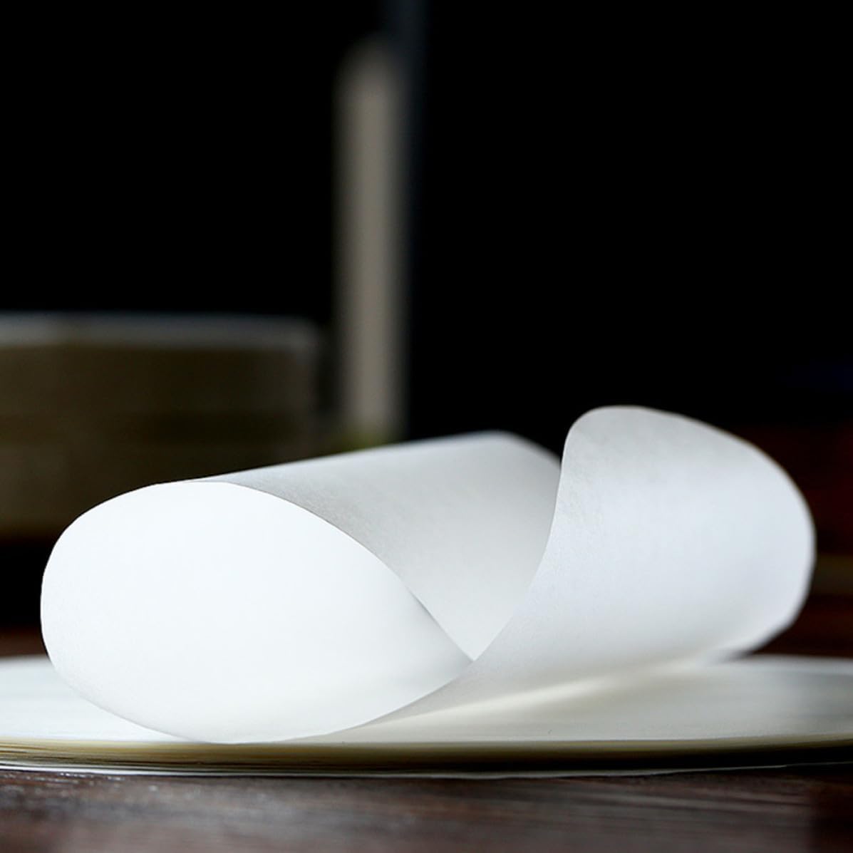 Baking Paper Food Liners White Paper 100pcs for Cupcake and Bread