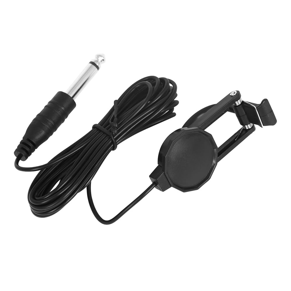 Cwmiibili Microphone Pickup Guitar Sound Hole Pickup on Violin Piezo Pickup for Violin Guitar