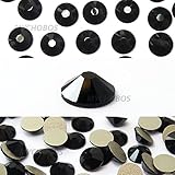 Jet (280) Black Swarovski New 2088 XIRIUS Rose 16ss 4mm Flatback No-Hotfix Rhinestones Round DIY...