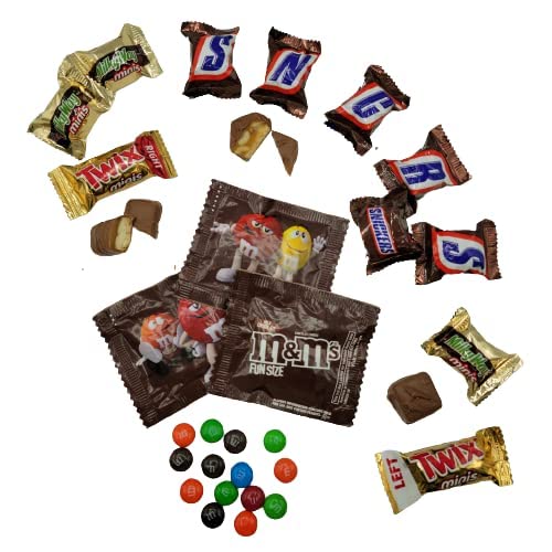 SNICKERS, M&MS, TWIX, 3 MUSKETEERS & MILKY WAY, Mars Chocolate Variety Mix (2 Pounds)