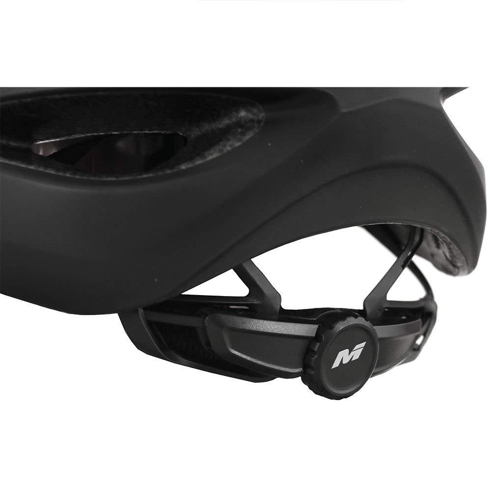 Massi Pro Casco para Bicicleta, Deportes y Aire Libre, L, Negro/Gris
