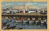 Seafood Restaurant, Fisherman's Wharf San Francisco, California CA Original Antique...