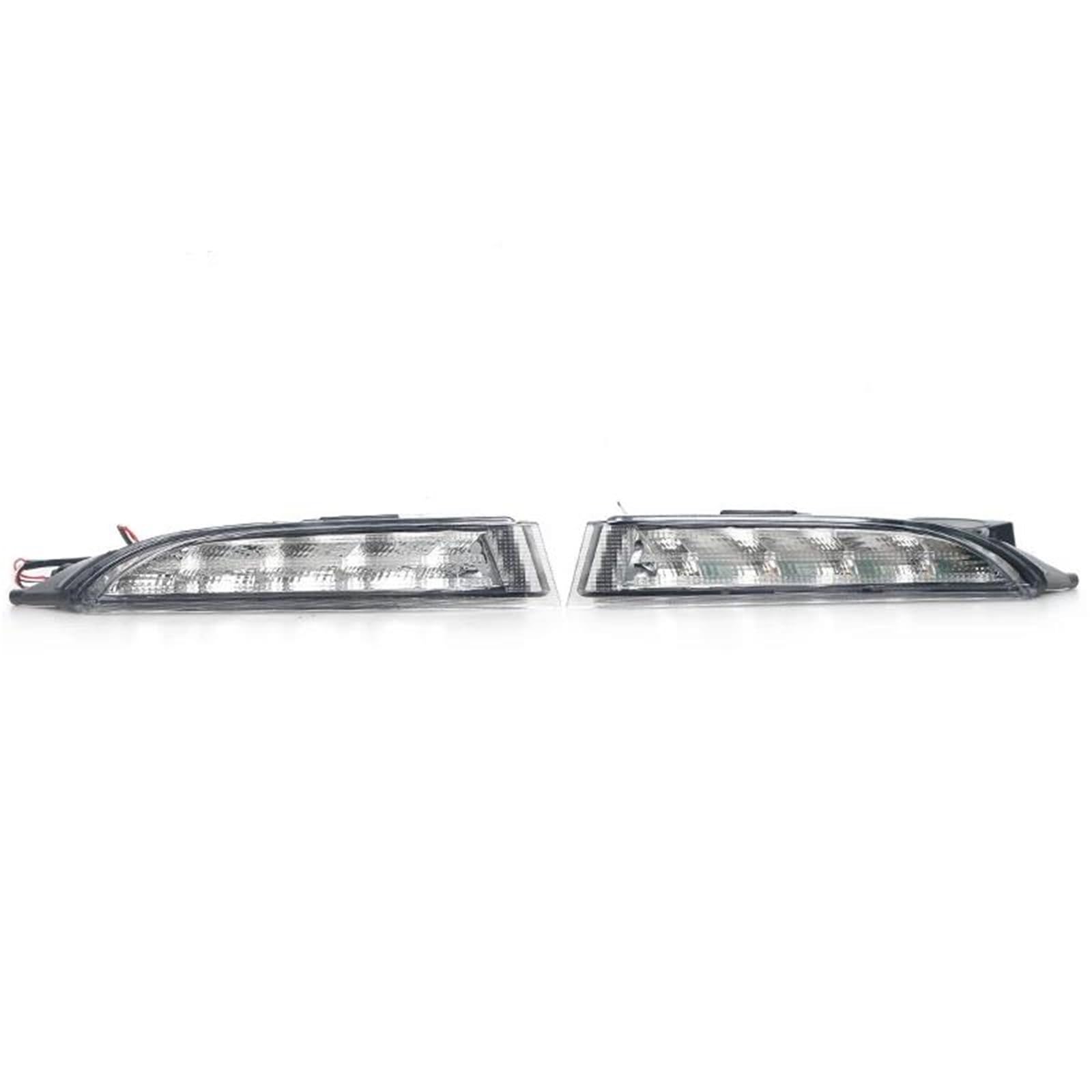 Feux anti-brouillard auto LED pour VW Scirocco 2010-2014 DRL blanc clignotant jaune - 8