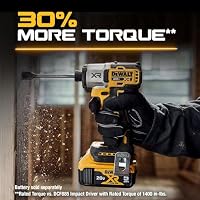 DEWALT 20V MAX XR Impact Driver, 1/4 Inch High Torque Brushless 3 Speed Premium Cordless with LED Light, Extended Runtime, Tool Only (DCF845B) — image 3